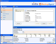 Nisba BackupAgent 10.000mb data storage subscription[12 months] screenshot